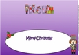 Christmas Nutcracker with bugle NELL large dl insert
