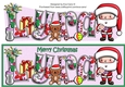 Jolly Santa with baby LYRA large dl