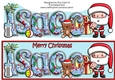 Jolly Santa with baby ISACC large dl