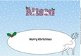 Christmas Reindeers ALISON large dl insert