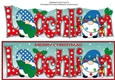 Christmas Gnomes with decorations LOCHLIN large dl