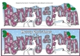 Christmas Reindeers PENNY & JOHN large dl
