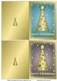 Snowflakes Christmas Trees Notelets 3
