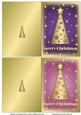 Snowflakes Christmas Trees Notelets 4