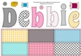 Deconstructed Sewing Theme DEBBIE large dl