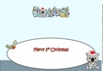 First Christmas Baby Koala CHRISTMAS large dl 2 insert