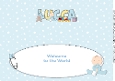 New Baby Boy LUCCA with Cute Baby & Bottle large dl insert