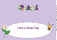 Flowers and Bees DIANE large dl insert