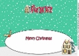 Christmas Houses ANNA large dl insert
