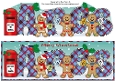 Gingerbread men with letters to Santa ARES large dl