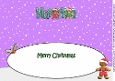 3D Gingerbread People MARTHA large dl insert