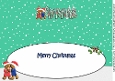 3D Gingerbread People (boy-boy) under the Mistletoe CHRISTMAS large dl insert