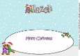 3D Gingerbread People under the Mistletoe HAZEL (girl-girl) large dl insert