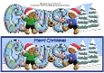 3D Gingerbread People playing more football GUS large dl