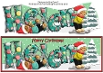 3D Gingerbread People Skiing Race HELEN large dl