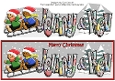 3D Gingerbread People Sledging JENNY & KEV large dl