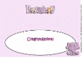 Cute Jungle Animals NEW BABY large dl 2 insert