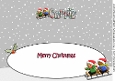 3D Gingerbread People Sledging CARRIE large dl insert