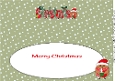 Christmas Plump Robin with Hot Drink CHRISTMAS large dl insert