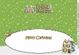 Christmas Houses PETRA & JOHN large dl insert