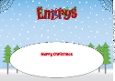 Christmas Spiderman EMRYS large dl insert