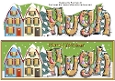 Christmas Houses HUGH large dl
