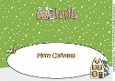 Christmas Houses HUGH large dl insert