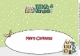 Christmas Houses EILIDH & HAMISH large dl insert