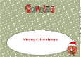 Christmas Plump Robin with Hot Drink CAROLE large dl insert