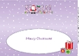 Santa with Teddy HOLLI large dl insert