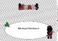 Christmas Bagpiper and Highland Fling Jazz Dog EUAN large dl insert
