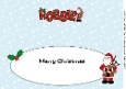 Scottish Santa ROBBIE large dl insert