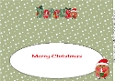 Christmas Plump Robin with Hot Drink DORCAS large dl insert