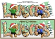 3D Gingerbread People playing more football LUCAS large dl