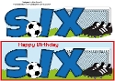 Football Boots & Football SIX large dl