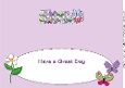 Flowers and Funny Butterflies VOGUE large dl insert