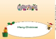 Christmassy Bee CHRISTMAS large dl insert