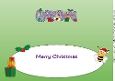 Christmassy Bee CHRISTMAS large dl 2 insert
