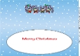 Crazy Scottish Christmas Puddings CHRISTMAS large dl insert