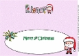 Jolly Santa First Christmas RIVER large dl insert
