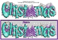 Christmas Forest CHRISTMAS large dl