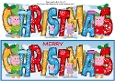 Christmassy Pinkie Pigs Day Out CHRISTMAS large dl