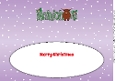Christmas Highland Cow RABJOHNS large dl insert