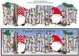 Christmas Gnomes snowboarding MATHILDA large dl