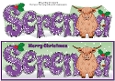 Christmas Highland Cow SERENA large dl