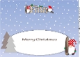 Christmas Gnomes snowboarding FINN large dl insert