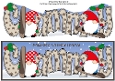 Christmas Gnomes snowboarding CAMMY large dl