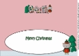 Christmas Cat Elf ORLATH large dl insert
