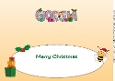 Christmassy Bee GIORGIA large dl insert
