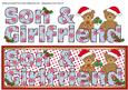 Christmas Teddies Son and Girlfriend Large Dl 3